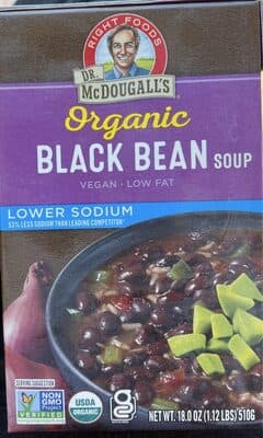 Organic Soup, Black Bean