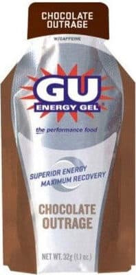Chocolate Outrage Flavored Energy Gel Performance Food