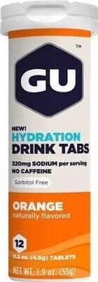 Tablettes Effervescentes Gu Hydratation Drink Tabs Orange