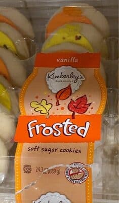 Vanilla Frosted Soft Sugar Cookies