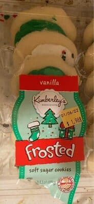 Vanilla Frosted Soft Sugar Cookies