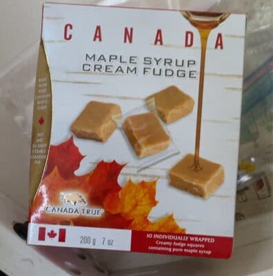 Canada Maple Syrup Cream Fudge