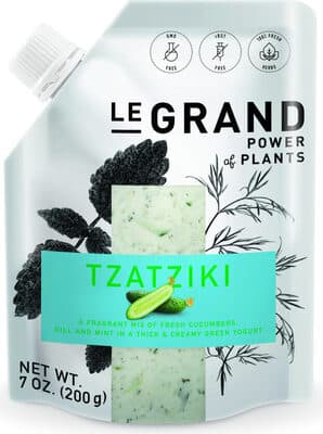 Tzatziki, A Fragrant Mix of Fresh Cucumbers, Dill and Mint in a Thick & Creamy Greek Yogurt