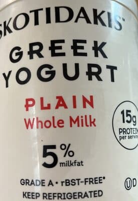 Greek Yogurt Plain Whole Milk