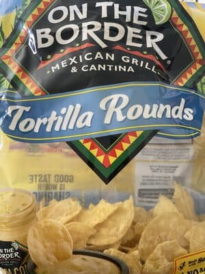 On The Border Rounds Tortilla Chips