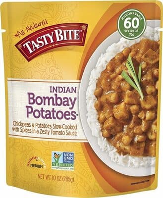 Medium Indian Bombay Potatoes Chickpeas & Potatoes Slow-Cooked With Spices In A Zesty Tomato Sauce