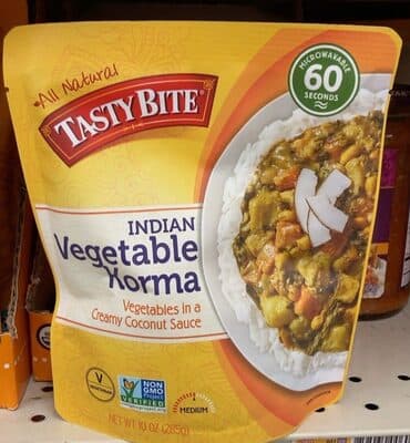 Indian Vegetable Korma in a Creamy Coconut Sauce