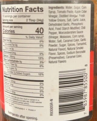Kansas City Sweet Bbq Sauce