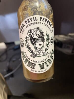 Poor Devil Pepper Co Hot Sauce