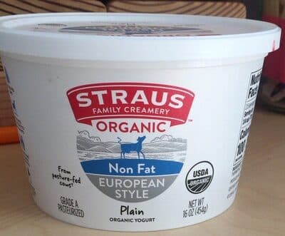 Plain Non Fat European Style Yogurt