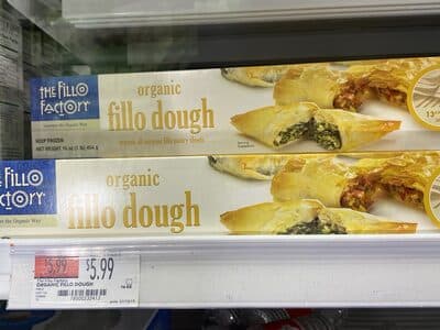 Organic Fillo Dough