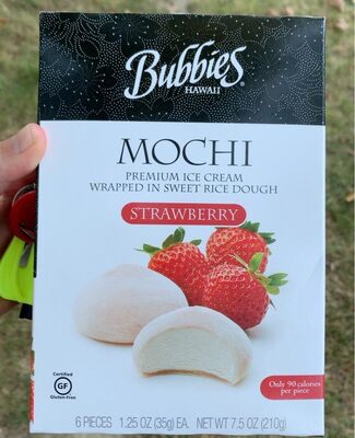 Strawberry Mochi Premium Ice Cream Wrapped in Sweet Rice Dough