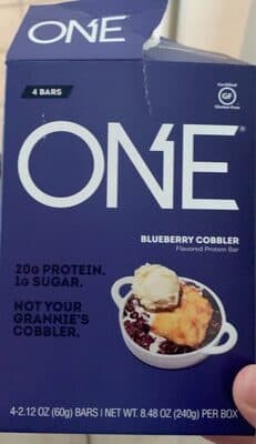 Blueberry Cobbler Flavored Protein Bars