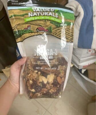 Omega-3 Cranberries, Walnuts, Pecans, Almonds, Pumpkin Seeds Snack Mix