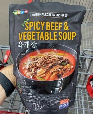 Spicy Beef & Vegetable Soup