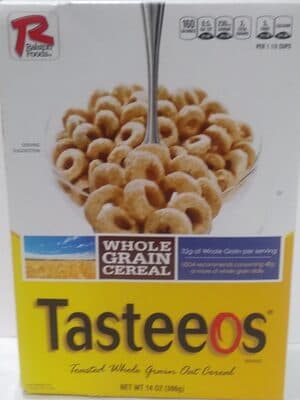 Ralston Foods, Tasteeos, Toasted Whole Grain Oat Cereal