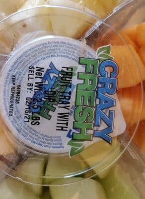 Fruit Tray With Dip