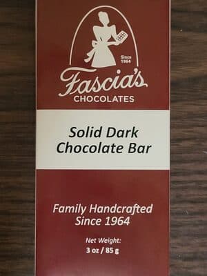 Solid Dark Chocolate Bar