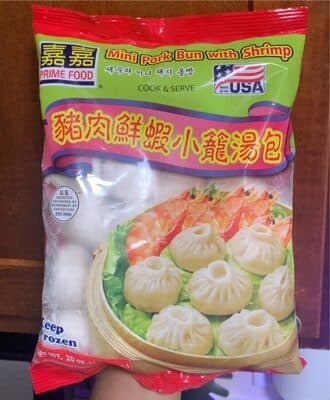 Mini Pork Bun with shrimp