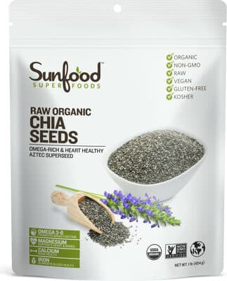 Raw Organic Chia Seeds