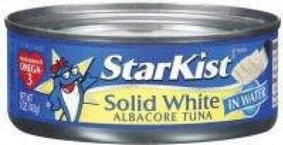 Solid White Albacore Tuna In Water