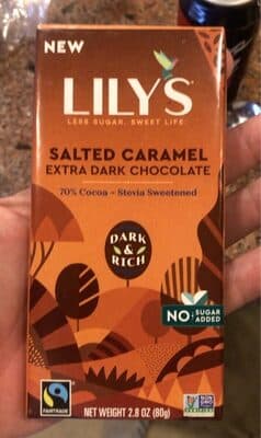 Salted Caramel Extra Dark Chocolate