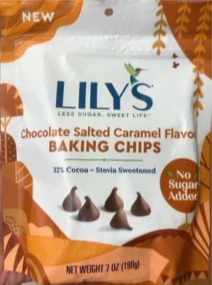 Chocolate Salted Caramel Flavor Baking Chips