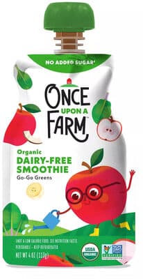 Once Upon A Farm Organic Dairy-Free Go-Go Greens Smoothie