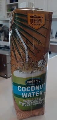 No Sugar Added Organic Coconut Water
