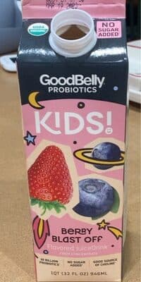 Good Belly Probiotics Kids! Berry Blast Off