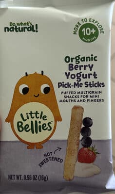 Organic Berry Yogurt Pick-Me Sticks