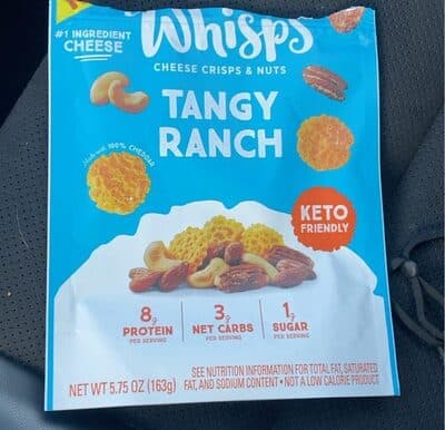Whisps Cheese Crisps & Nuts Tangy Ranch