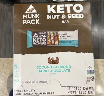 Keto nut and seed bar