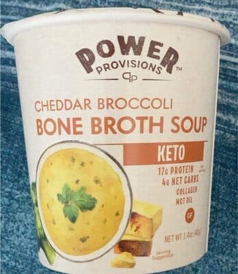 Cheddar Broccoli Bone Broth Soup