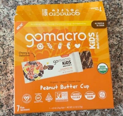 Peanut Butter Cup Kids Macrobars