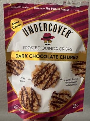Frosted Quinoa Crisps Dark Chocolate Churro