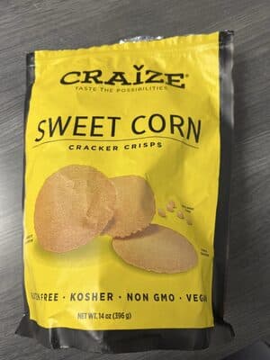 Sweet Corn Cracker Crisp