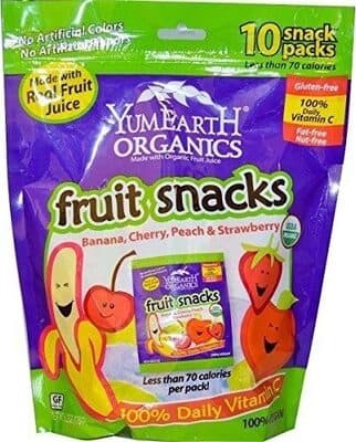 Organic Fruit Snacks, Banana Blast, Strawberry Smash, Very Very Cherry, Perfectly Peach