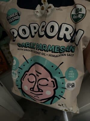 Popcorn Garlic Parmesan