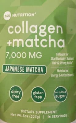 Collagen matcha Japanese