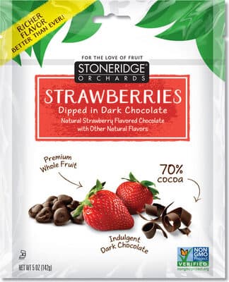 Strawberries Dipped in Dark Chocolate