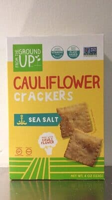 Sea Salt Cauliflower Crackers