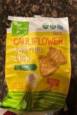 Lime Flavored Cauliflower Tortilla Chips