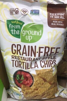 Grain-free restaurant style tortilla chips