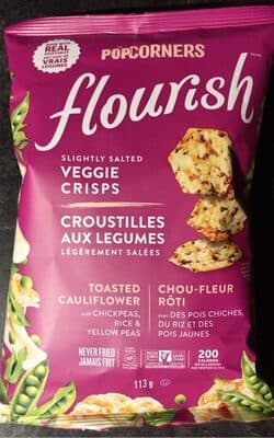 Toasted Cauliflower With Chickpeas, Rice & Yellow Peas Lightly Salted Veggie Crisps