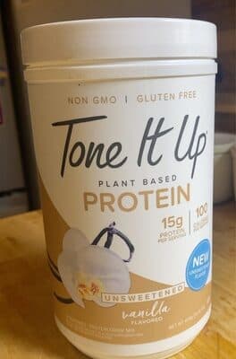 Unsweetened Vanilla Flavored Protein Drink Mix