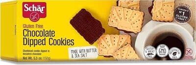 Gluten Free Shortbread Cookie Dipped in Decadent Chocolate