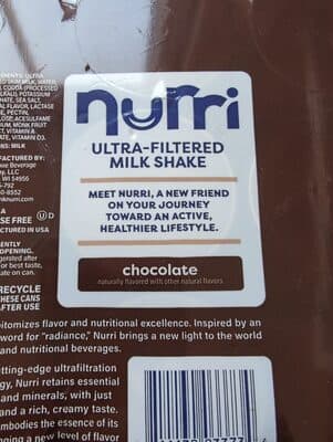 Ultra-Filtered Milk Shake, Chocolate