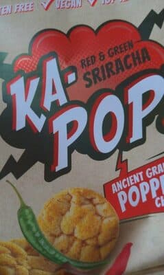 Red & Green Sriracha Ancient Grain Popped Chips