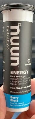 Nuun Hydration Tablets Berry Blast Energy